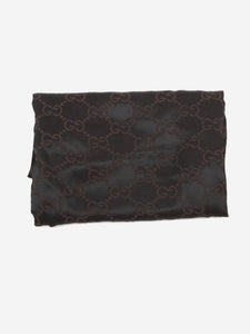 Gucci Black Imprime GG Messenger bag