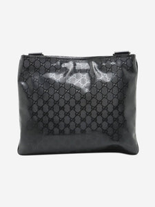 Gucci Black Imprime GG Messenger bag