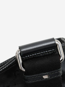 Gucci Black Imprime GG Messenger bag