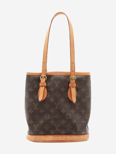 Brown 2012 Monogram Bucket PM bag Top Handle Bags Louis Vuitton 