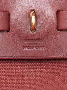 Hermes Maroon vintage 2001 Herbag MM
