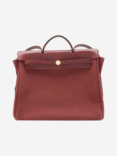 Maroon vintage 2001 Herbag MM Tote Bags Hermes 