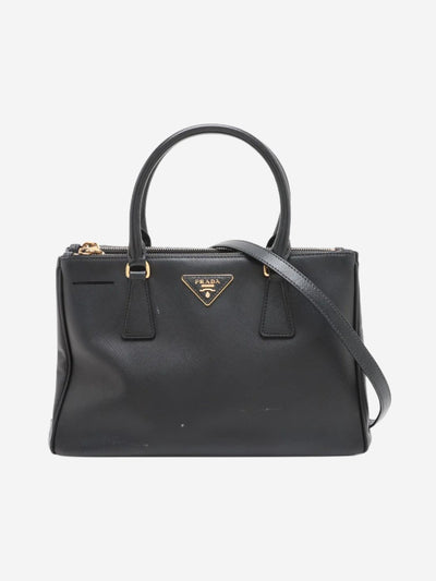 Black Saffiano leather Galleria 2way bag Shoulder bags Prada 