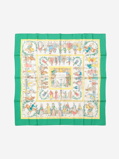 Multicolour Costumes Civils Actuels silk scarf Scarves Hermes 