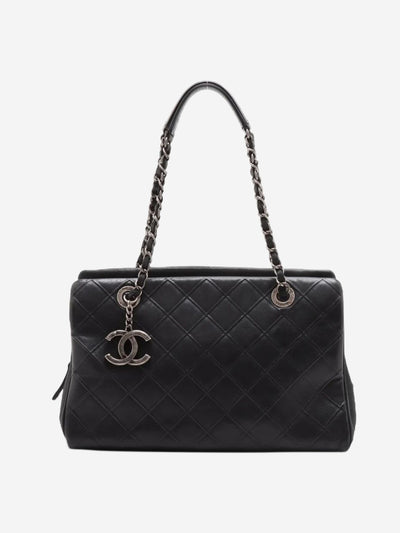 Black 2013 Matelasse lambskin chain shoulder bag Shoulder bags Chanel 