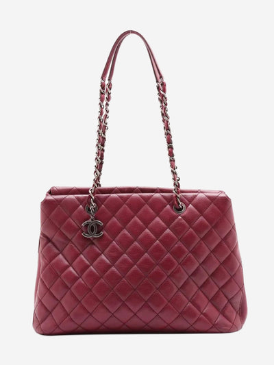 Bordeaux 2015 caviar leather chain tote bag Tote Bags Chanel 