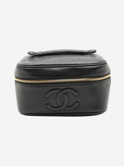 Black vintage 1996 caviar Vanity bag Luggage & Travel Bags Chanel 