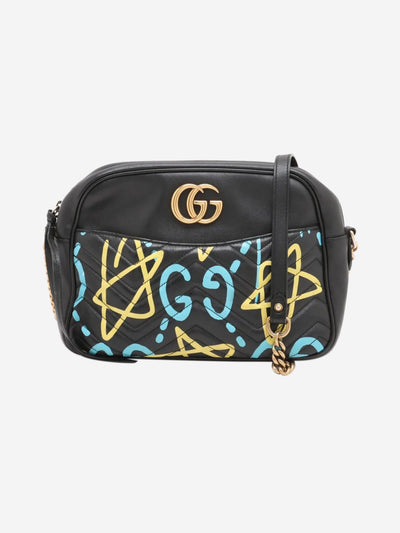 Black GG Marmont leather chain bag Cross-body bags Gucci 