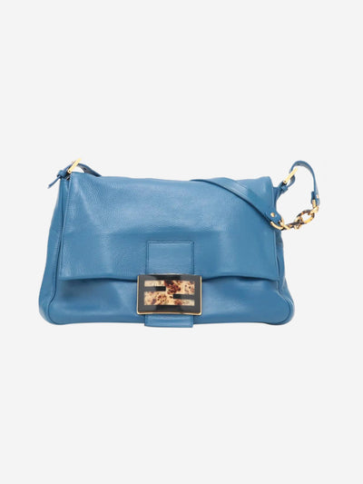 Blue Mamma Baguette leather shoulder bag Shoulder bags Fendi 