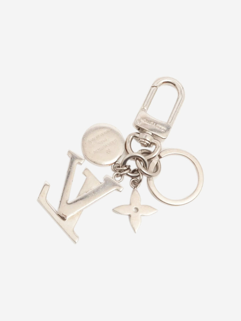 Silver Porto Cure keychain Keyrings Louis Vuitton 