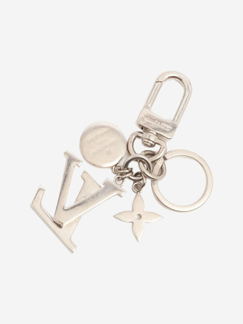 Silver Porto Cure keychain Keyrings Louis Vuitton 