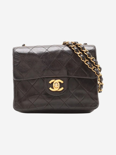 Black vintage 1994 mini lambskin Classic Single Flap bag Cross-body bags Chanel 