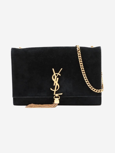 Black Paris Kate suede chain shoulder bag Shoulder bags Saint Laurent 