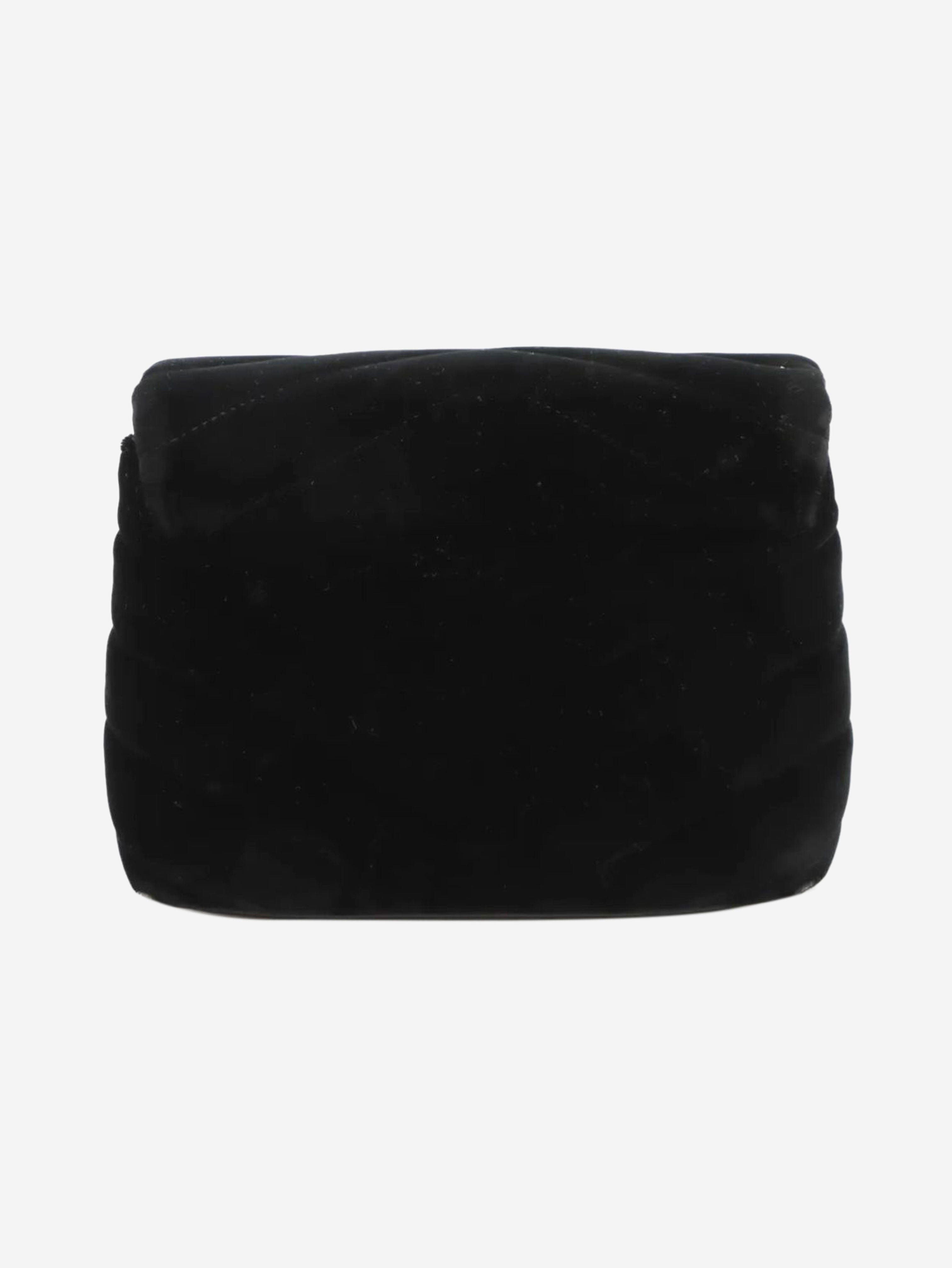 Black Loulou velvet crossbody bag Cross-body bags Saint Laurent 