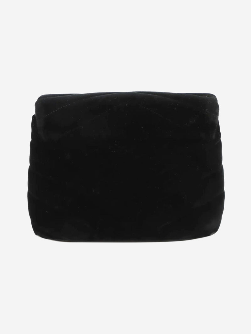 Black Loulou velvet crossbody bag Cross-body bags Saint Laurent 