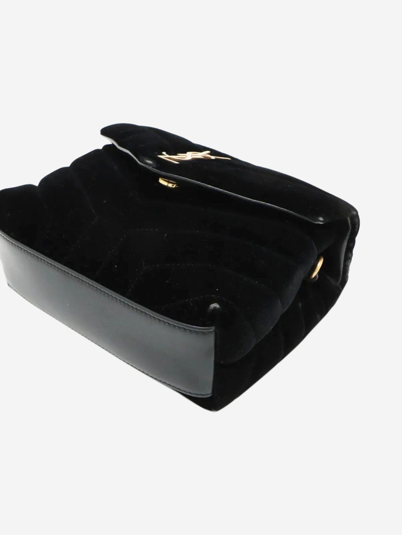 Black Loulou velvet crossbody bag Cross-body bags Saint Laurent 