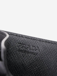 Black Saffiano leather card case Wallets, Purses & Small Leather Goods Prada 