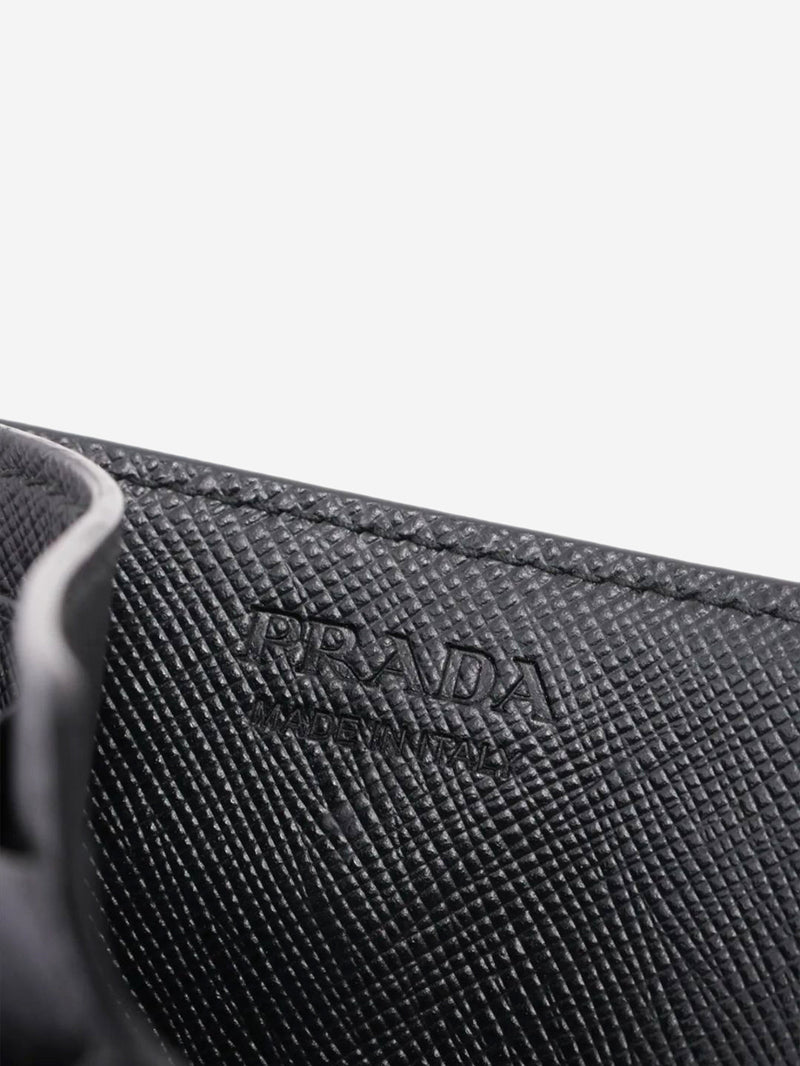 Black Saffiano leather card case Wallets, Purses & Small Leather Goods Prada 
