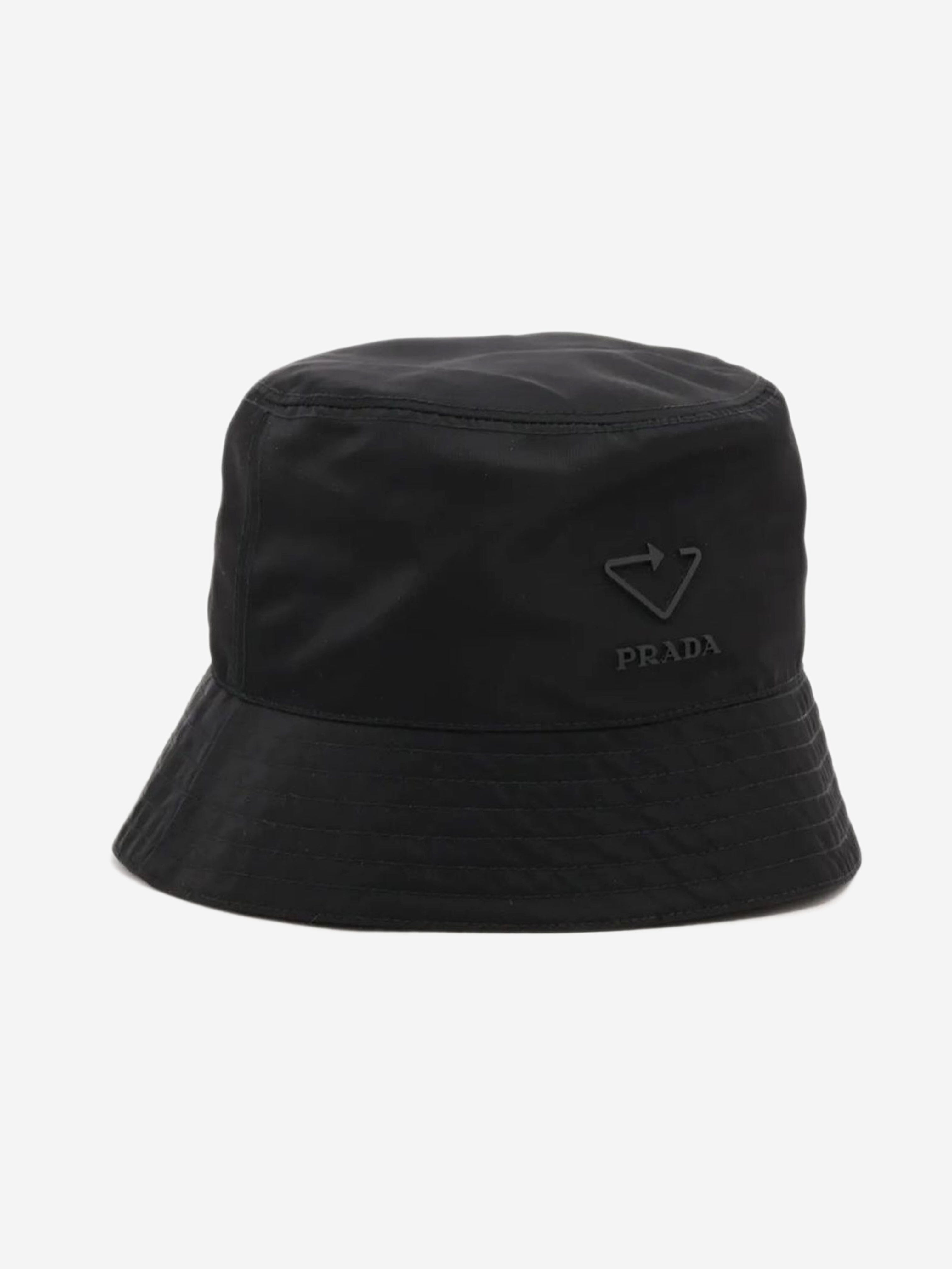 Black Re-Nylon bucket hat - size S Hats Prada 