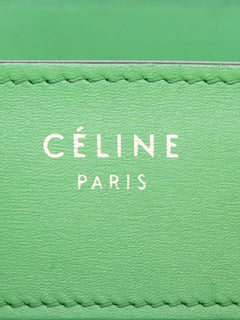 Green Micro Luggage bag Top Handle Bags Celine 