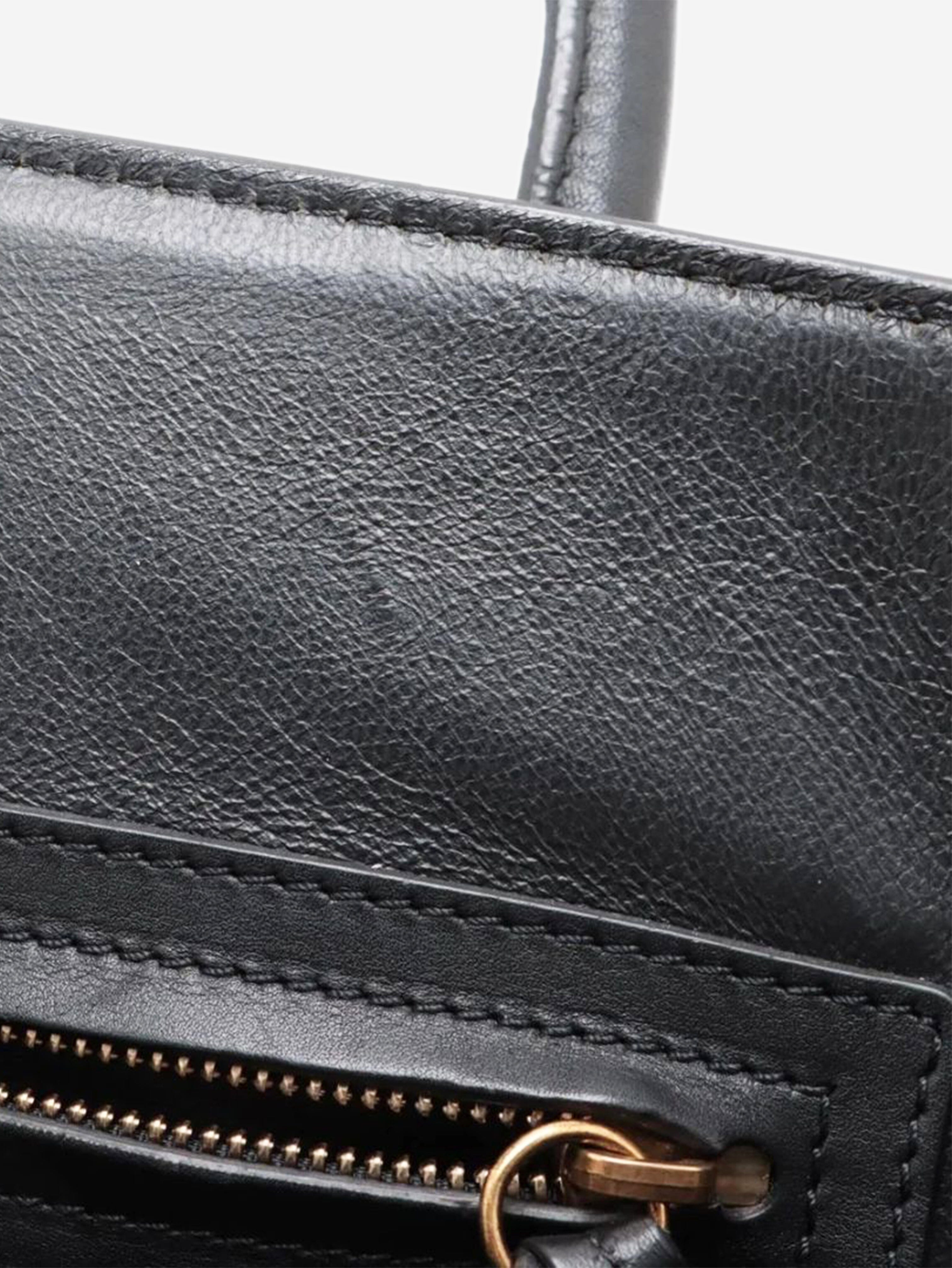 Black suede Phantom luggage tote Tote Bags Celine 