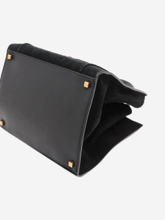 Black suede Phantom luggage tote Tote Bags Celine 