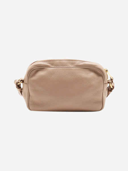 Beige Vitello Daino crossbody bag alternate image