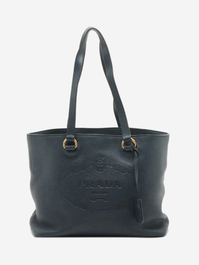 Navy Vitello Daino leather tote bag Tote Bags Prada 