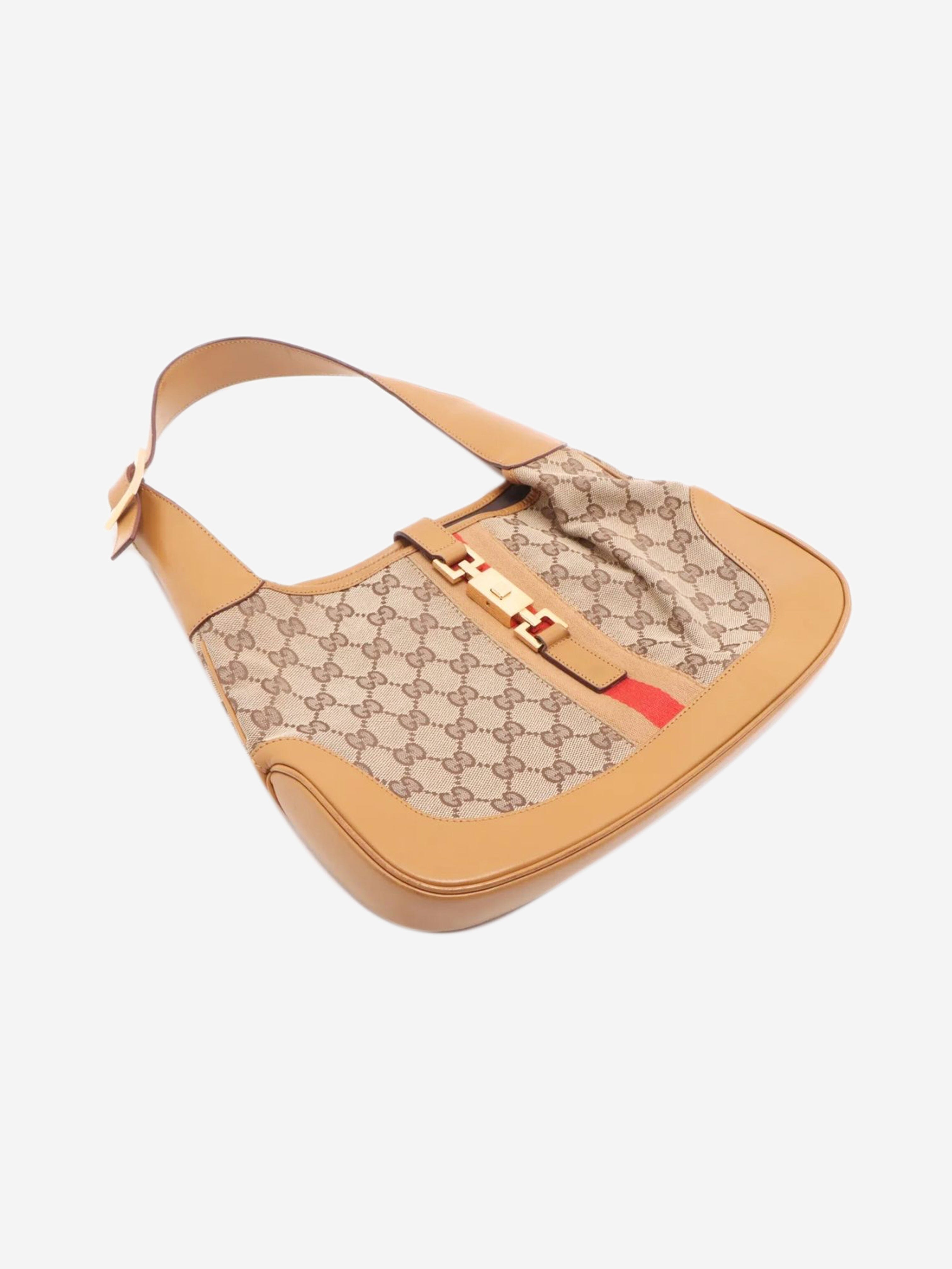 Brown GG canvas Jackie bag Shoulder bags Gucci 