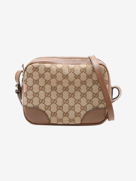 Brown GG canvas Bree crossbody bag product image