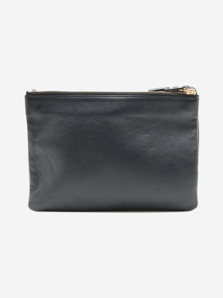 Black Trio leather pouch bag alternate image