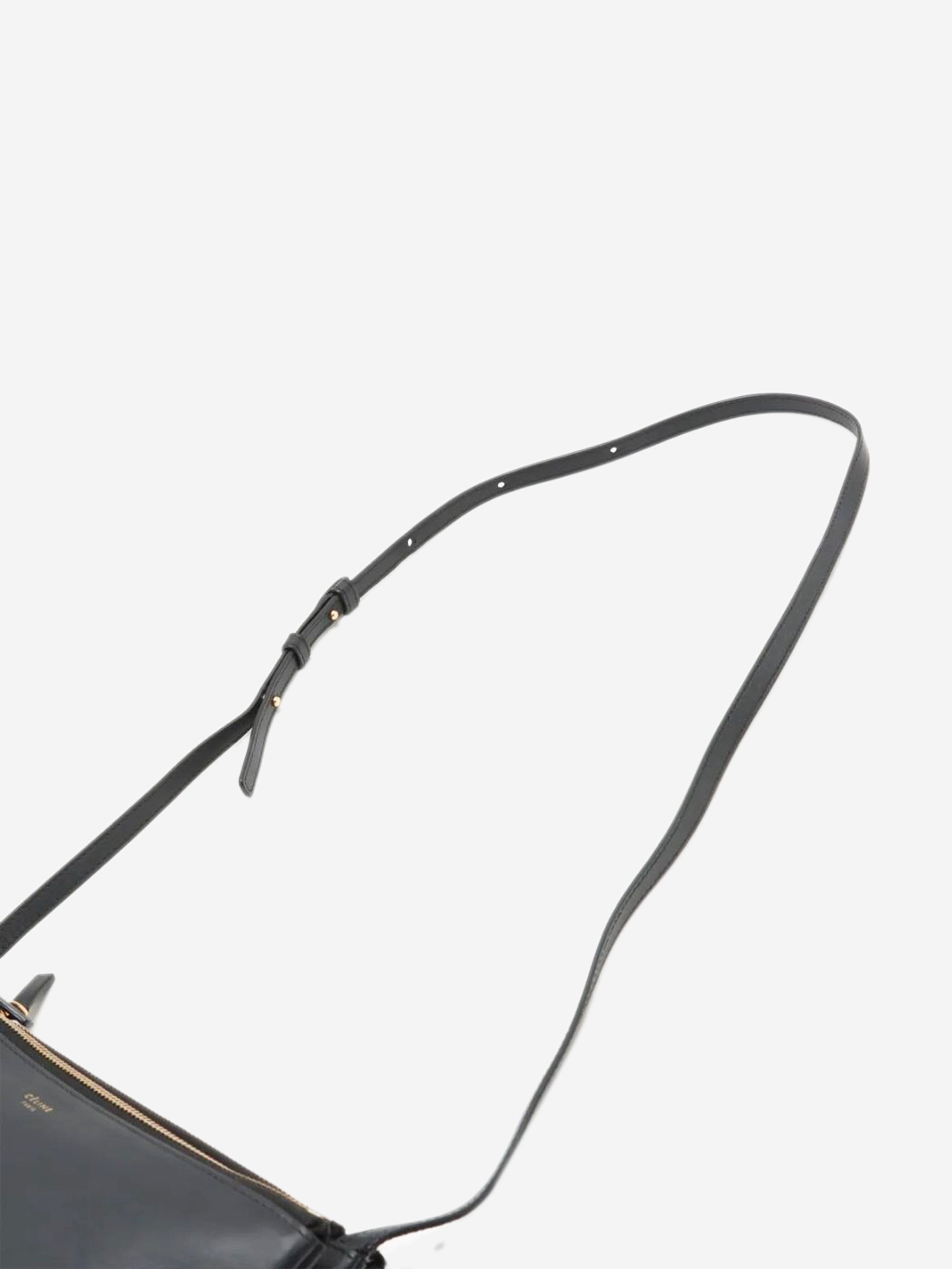 Black Trio leather pouch bag Cross-body bags Celine 