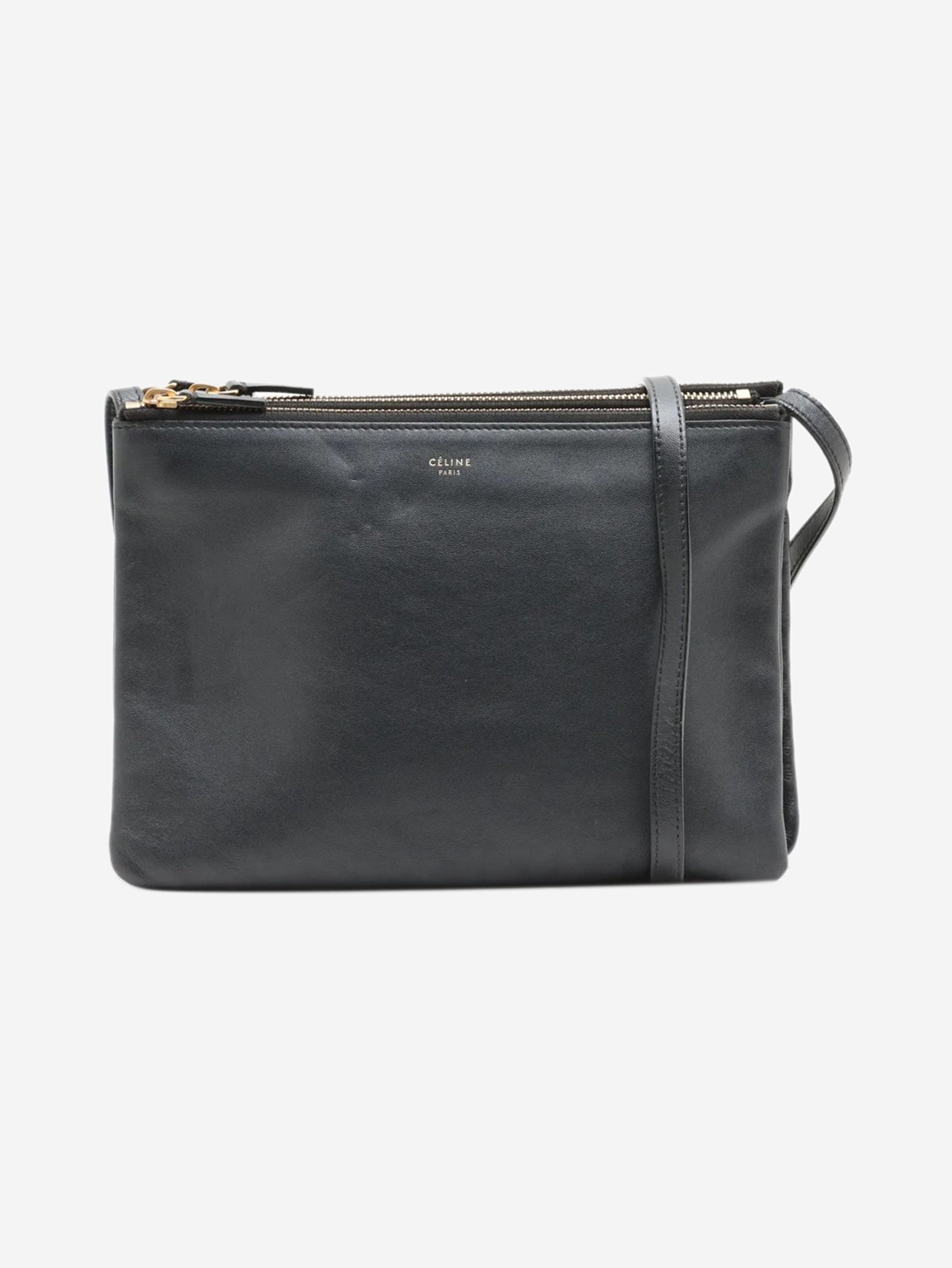 Black Trio leather pouch bag Cross-body bags Celine 