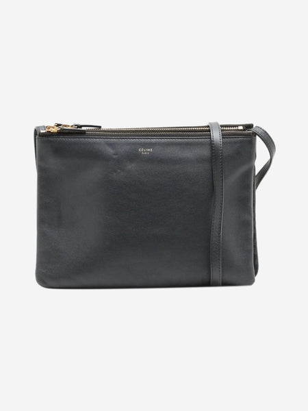 Black Trio leather pouch bag product image