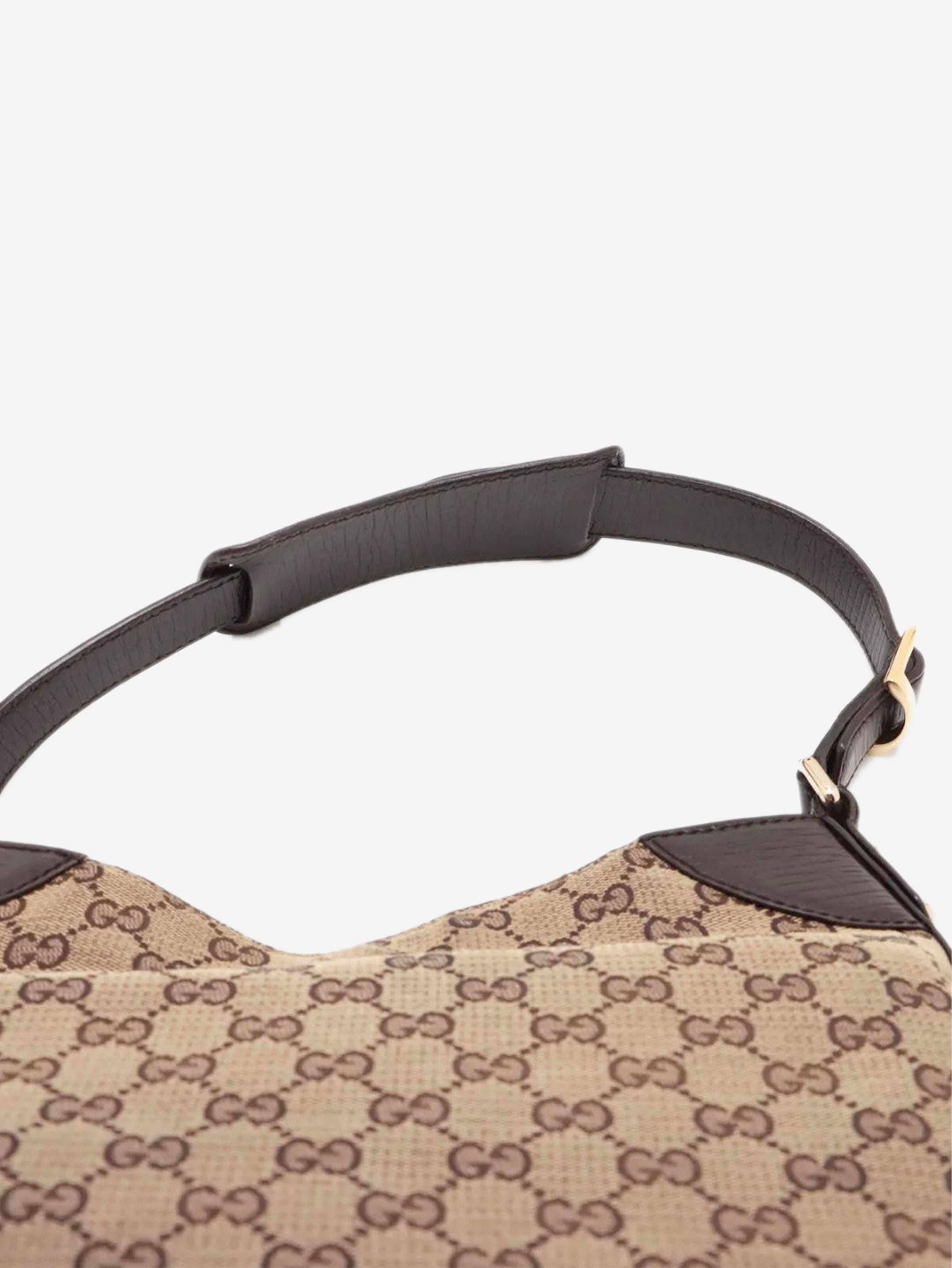 Brown GG canvas Horsebit shoulder bag Shoulder bags Gucci 