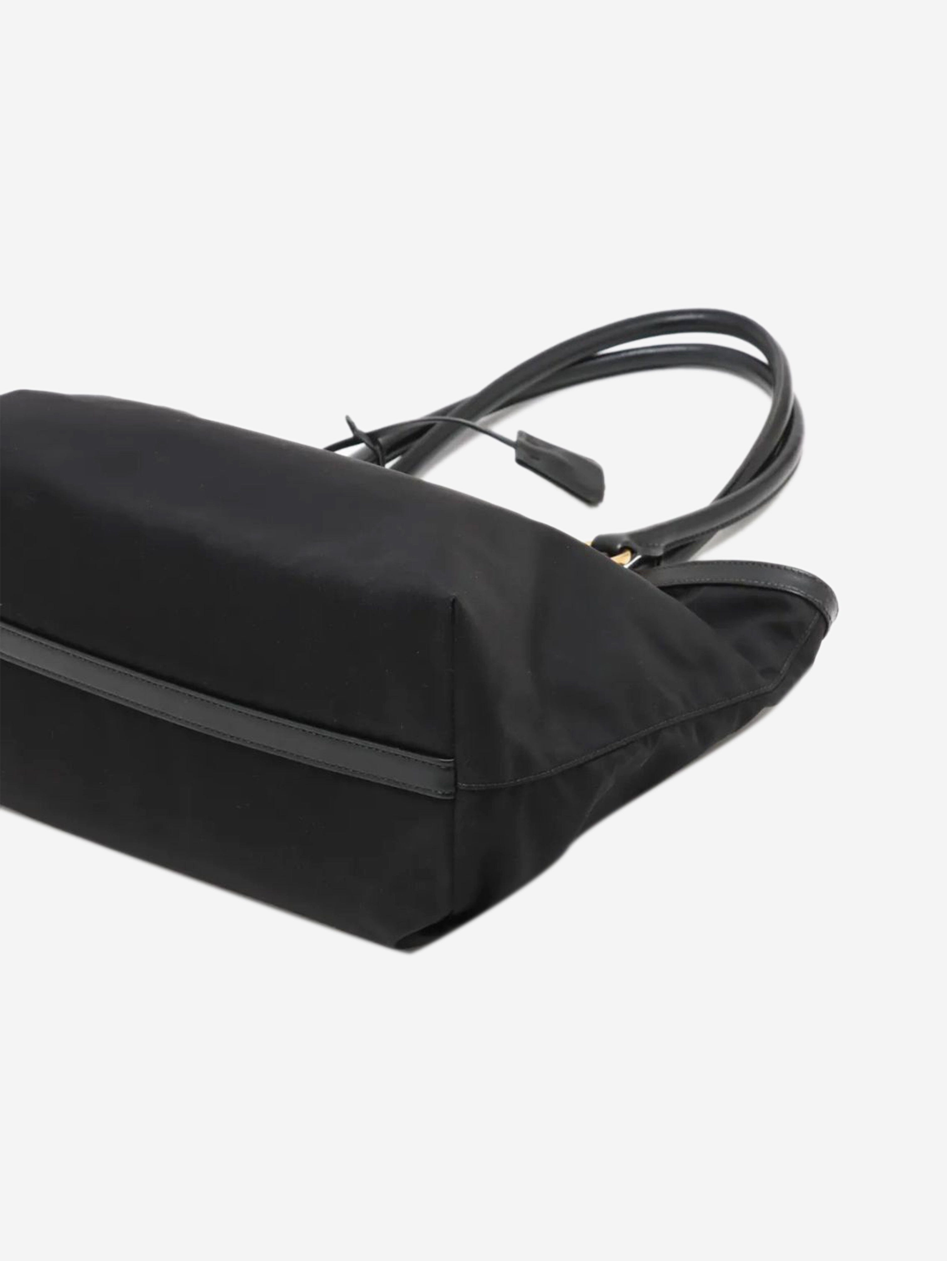 Black small nylon tote bag Tote Bags Prada 