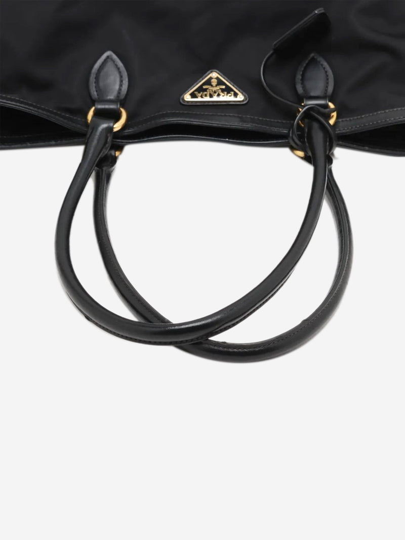 Black small nylon tote bag Tote Bags Prada 