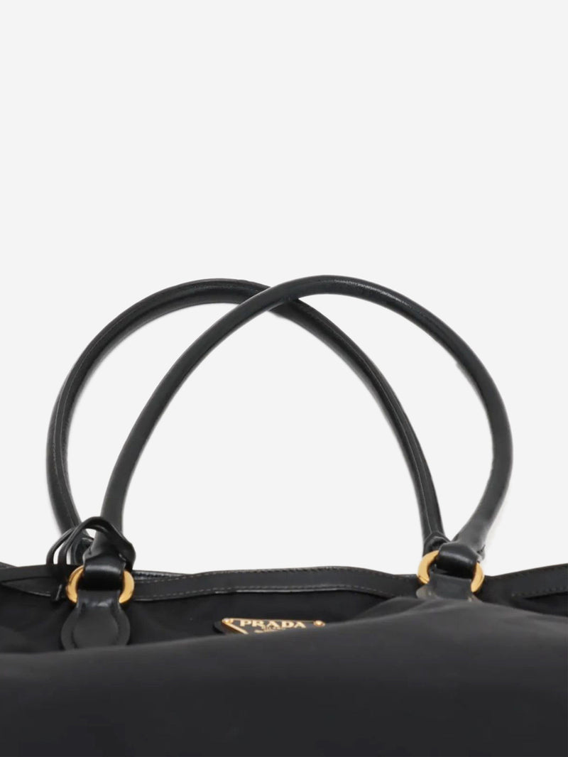 Black small nylon tote bag Tote Bags Prada 