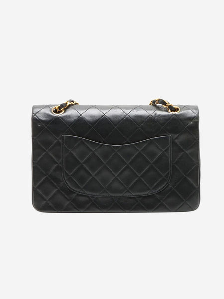 Black vintage 1989 medium lambskin Classic Double Flap bag alternate image