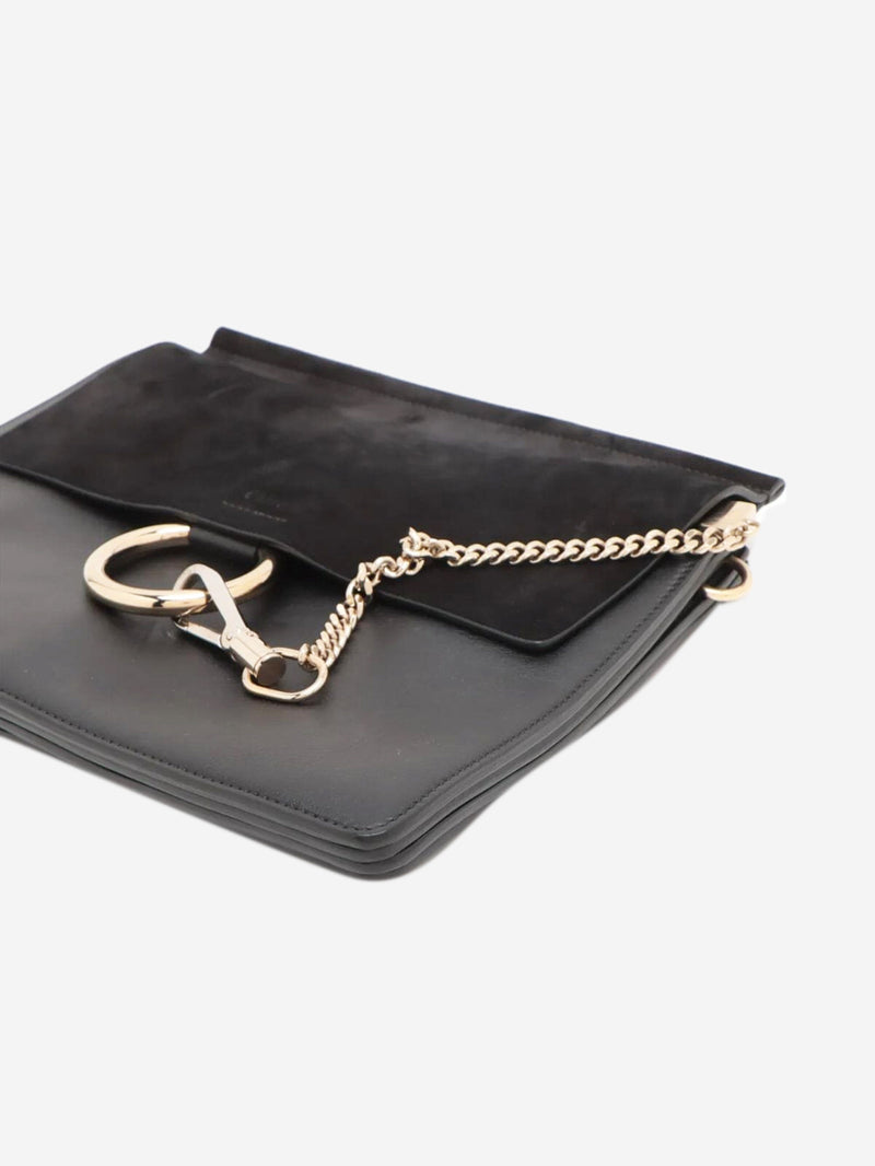 Black Fay leather shoulder bag Shoulder bags Chloe 