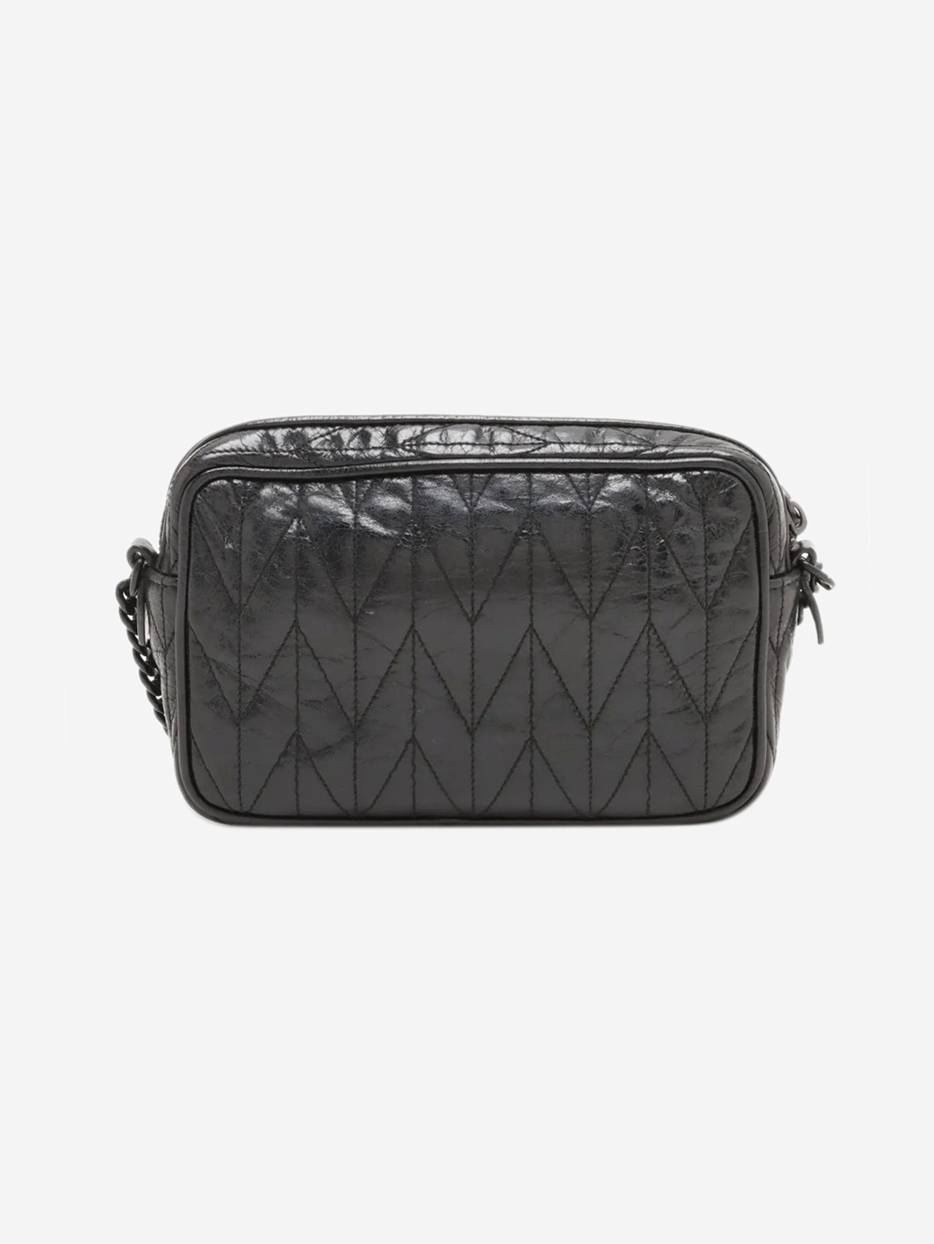 Black leather chain shoulder bag Shoulder bags Miu Miu 