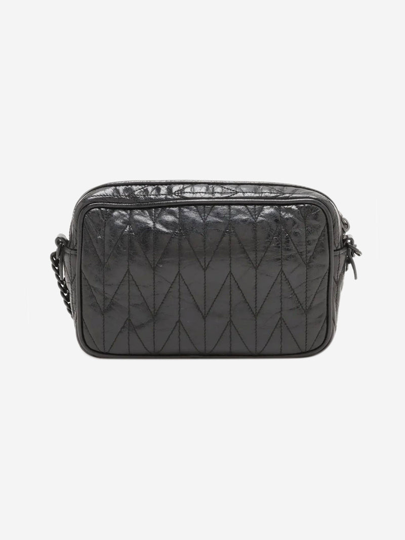 Black leather chain shoulder bag Shoulder bags Miu Miu 