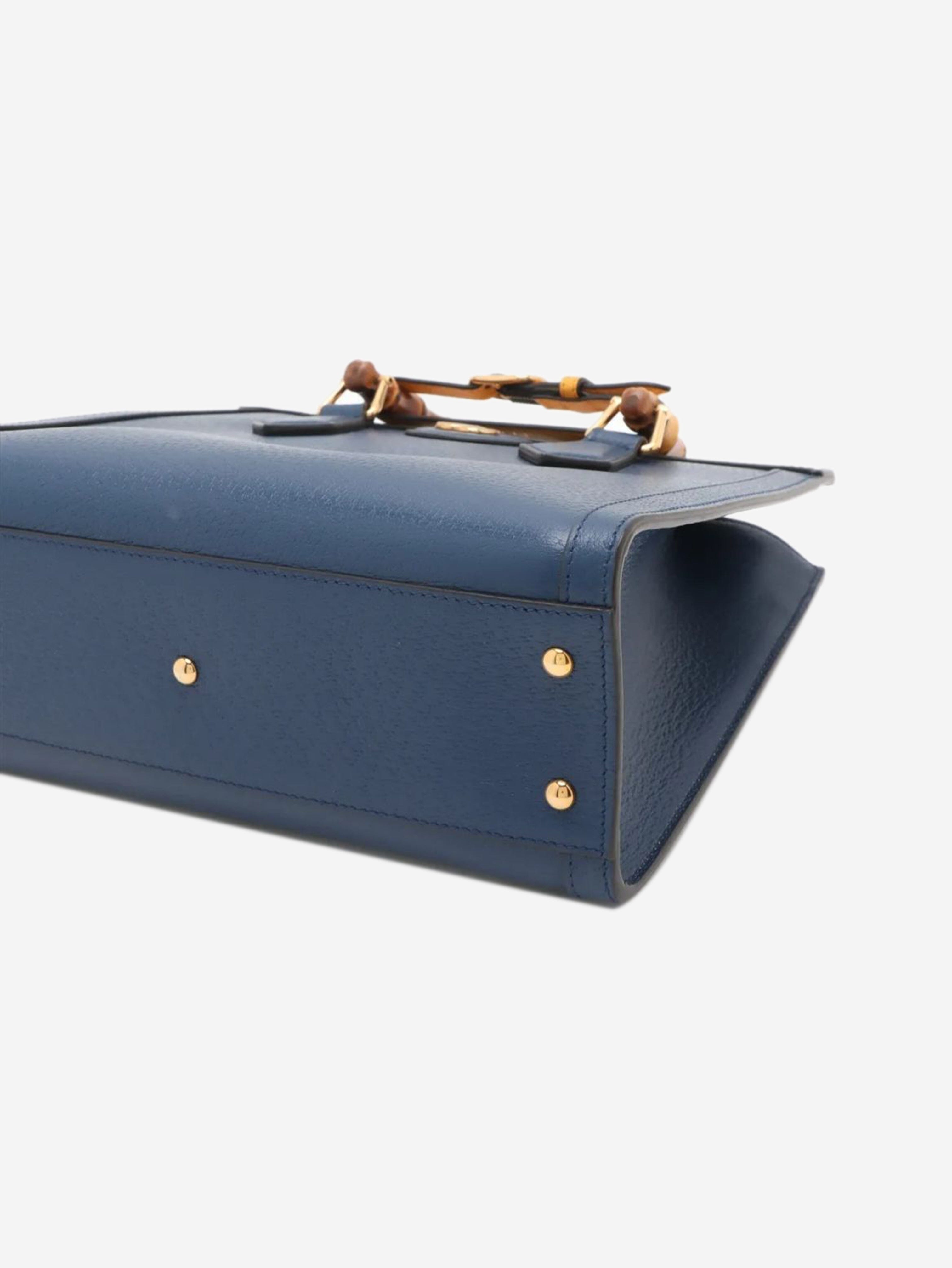 Blue Diana Bamboo shoulder bag Shoulder bags Gucci 