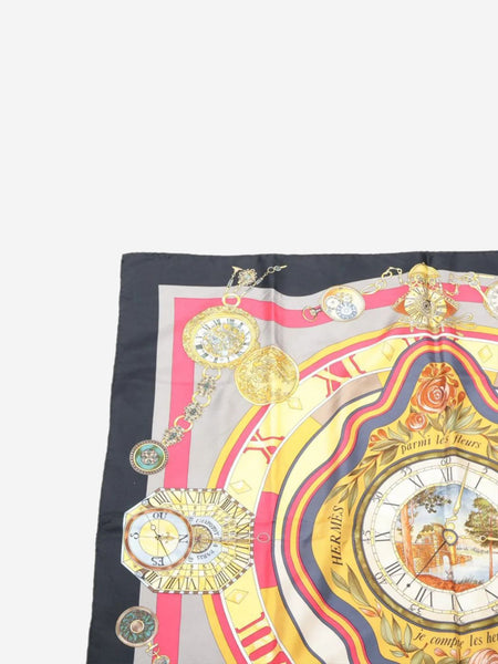 Multicolour Parmi Les Fleurs silk scarf alternate image