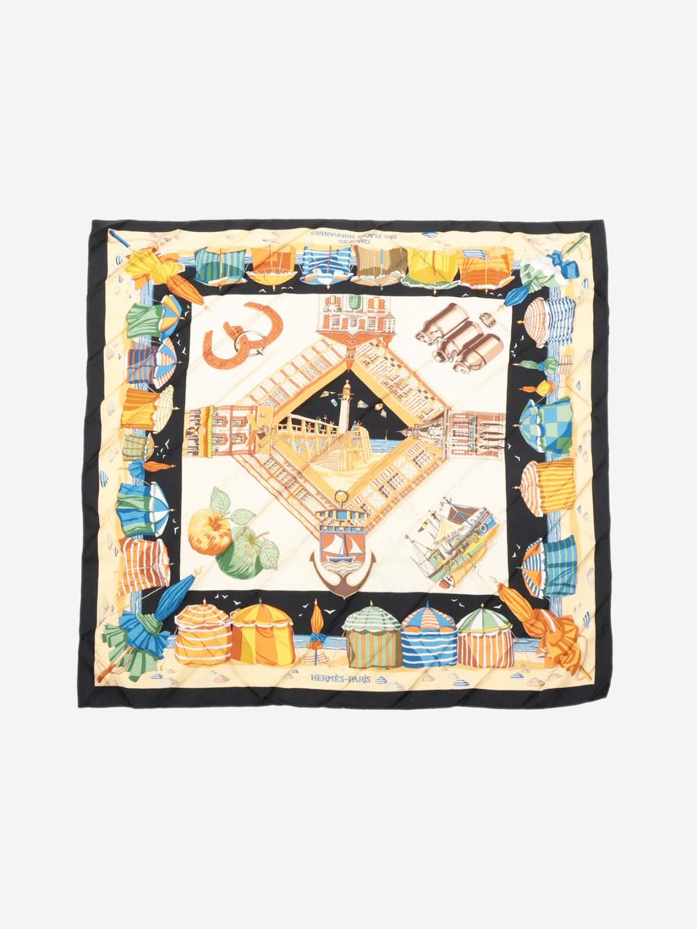 Neutral silk scarf Scarves Hermes 