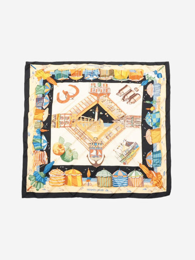 Neutral silk scarf Scarves Hermes 