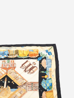 Neutral silk scarf Scarves Hermes 