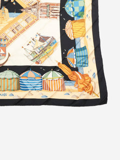 Neutral silk scarf Scarves Hermes 