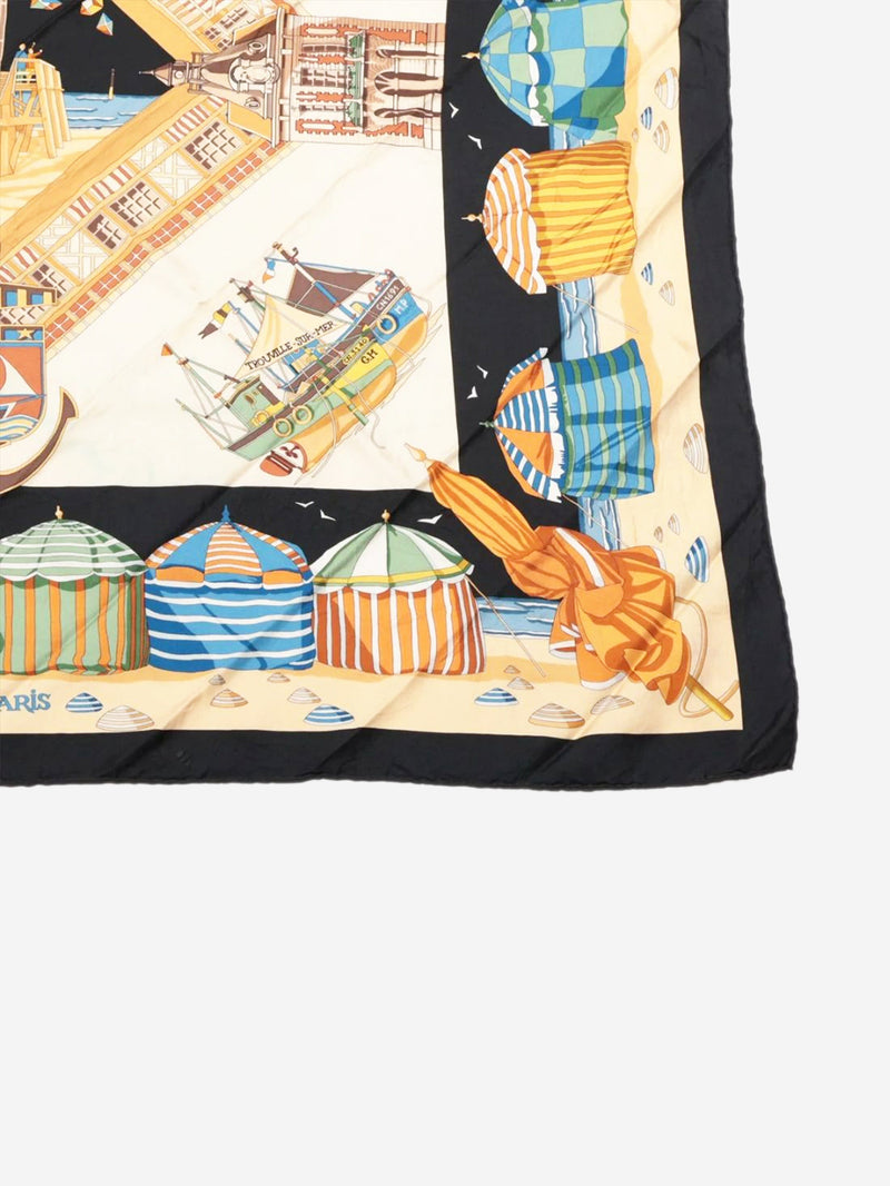 Neutral silk scarf Scarves Hermes 