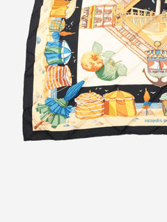 Neutral silk scarf Scarves Hermes 